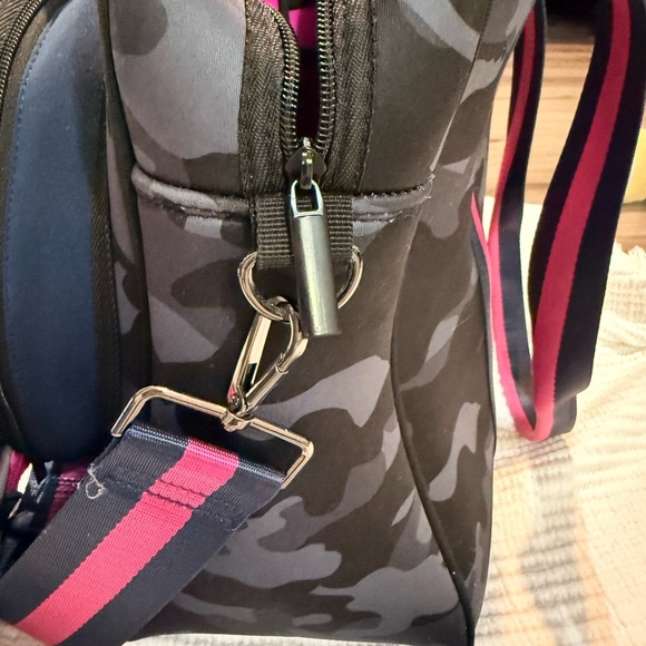 Haute Shore Billie Epic Tennis Camouflage Bag Set with Pink Stripes - Picture 6 of 7